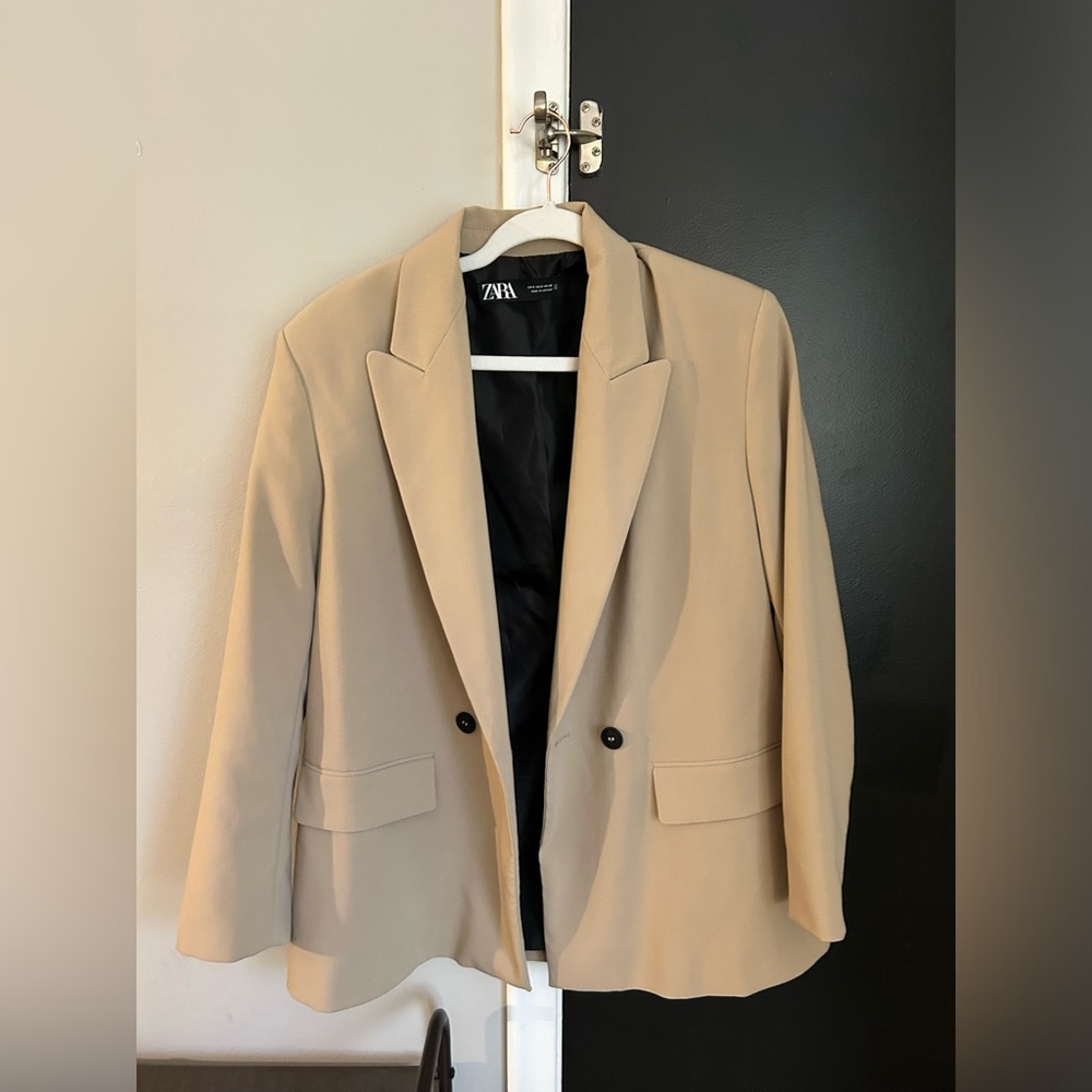 Zara tan blazer